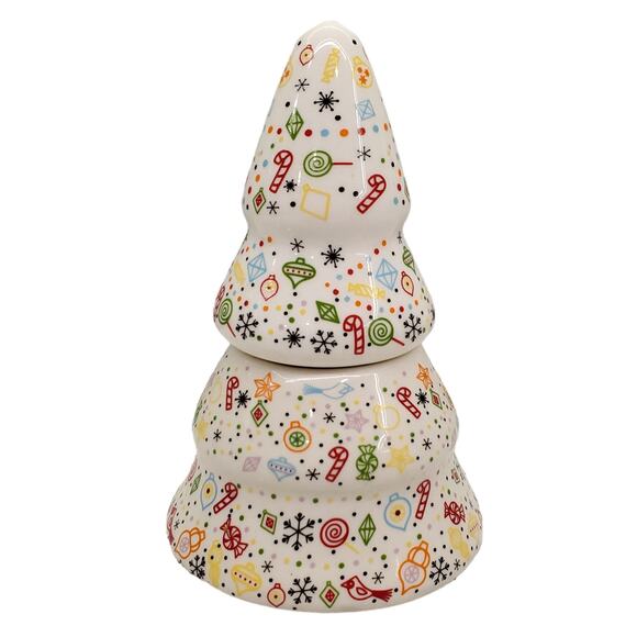 Vintage Hallmark Christmas Tree Salt and Pepper Shakers Table Decor Holidays - Picture 1 of 9